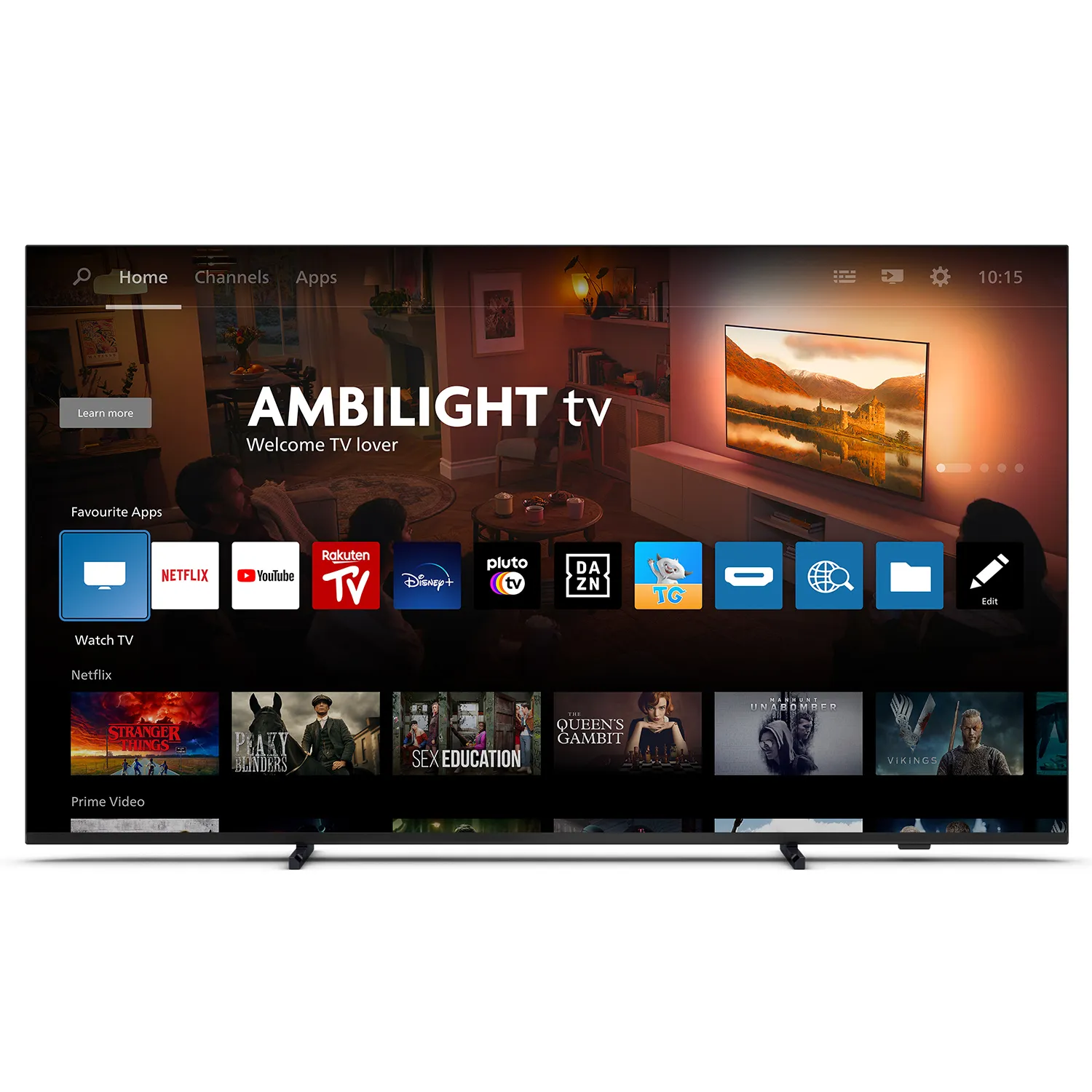 PHILIPS 65&quot; AMBILIGHT TV PUS8079, 4K, 60HZ, TITAN OS