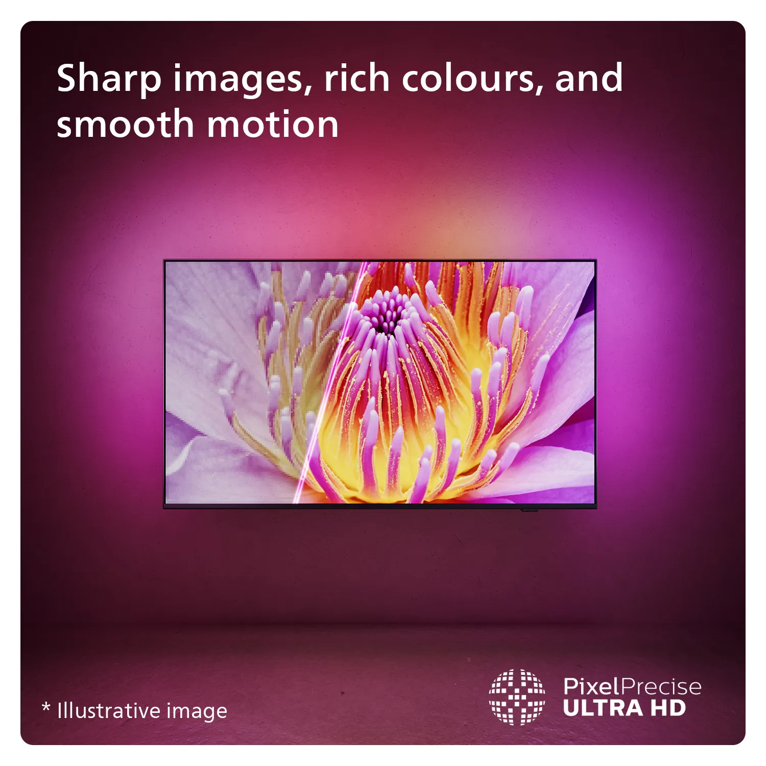 PHILIPS 65" AMBILIGHT TV PUS8079, 4K, 60HZ, TITAN OS