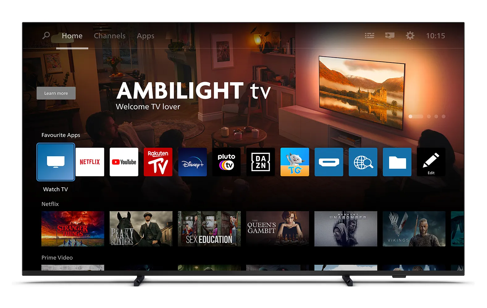 PHILIPS 65&quot; AMBILIGHT TV PUS8079, 4K, 60HZ, TITAN OS