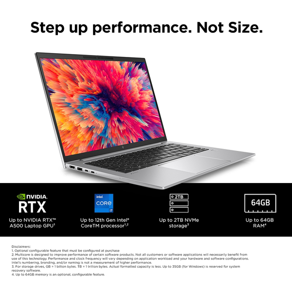 HP ZBook Firefly G9 14&quot; i7-1265U, 32GB, 1TB SSD, NVIDIA Quadro T500, Win 11 Pro - notebook, Silver