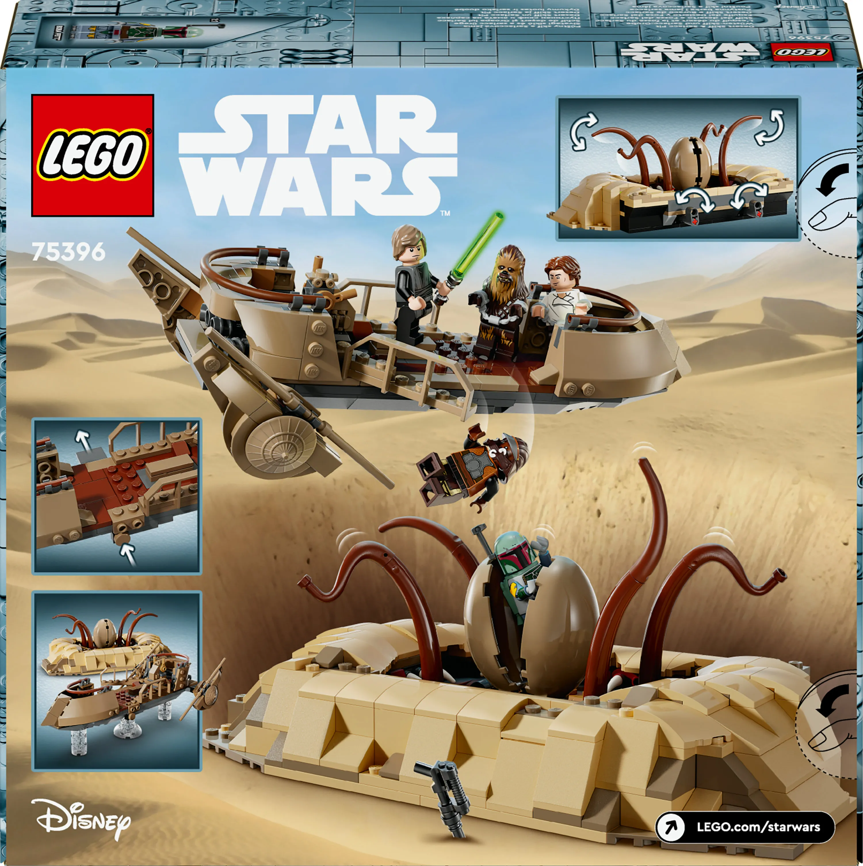LEGO Star Wars Sandpr&aring;m och Sarlacc-gropen 75396