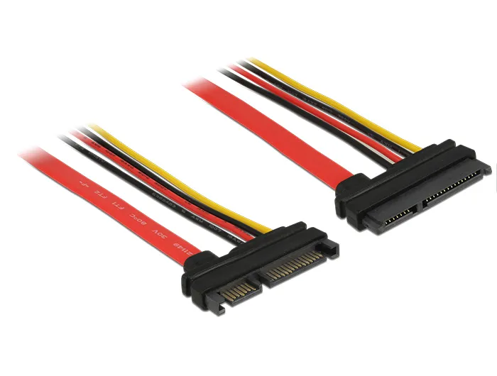 Delock Extension cable SATA 6 Gb/s 22 pin plug > SATA 22 pin 30cm