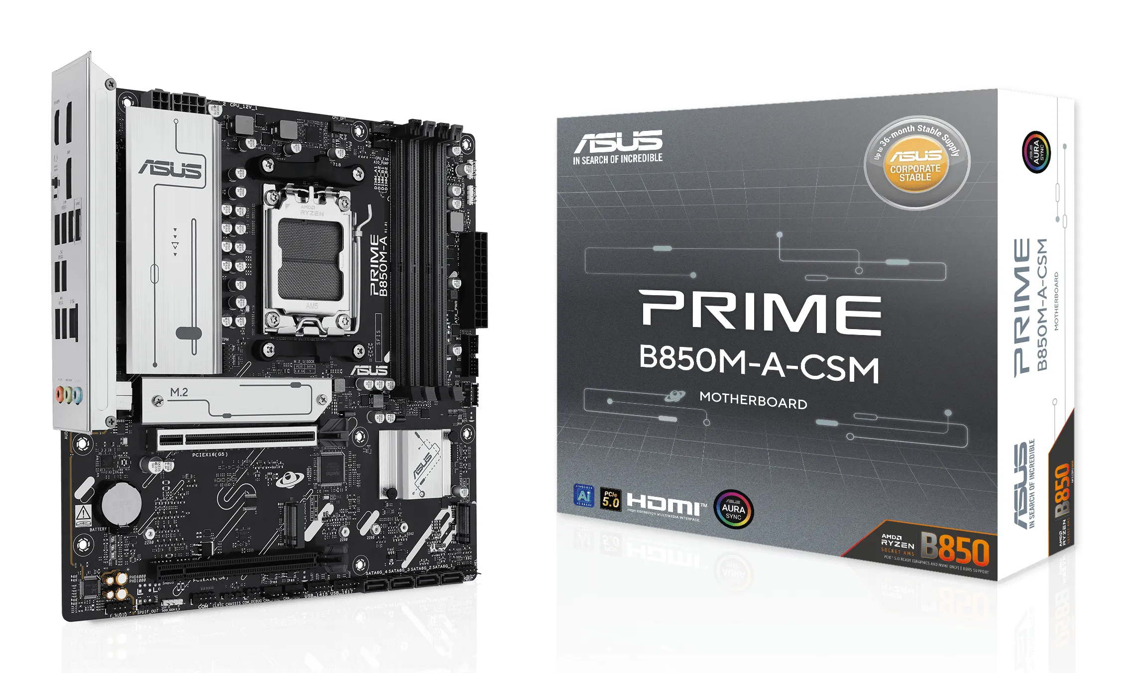 Asus Prime B850M-A-CSM AM5 mATX - motherboard