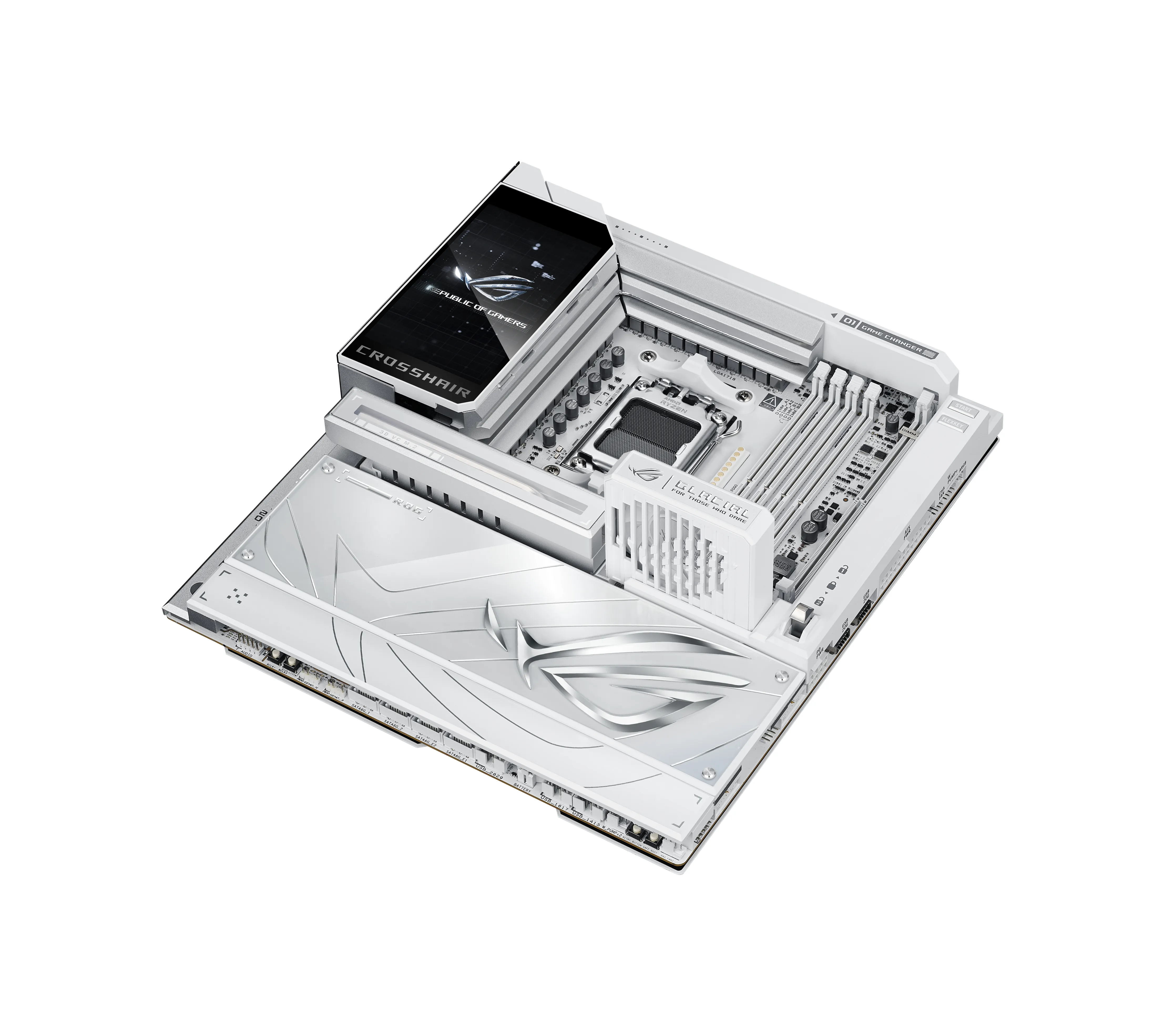 Asus ROG CROSSHAIR X870E GLACIAL WiFi 7 AM5 E-ATX Motherboard