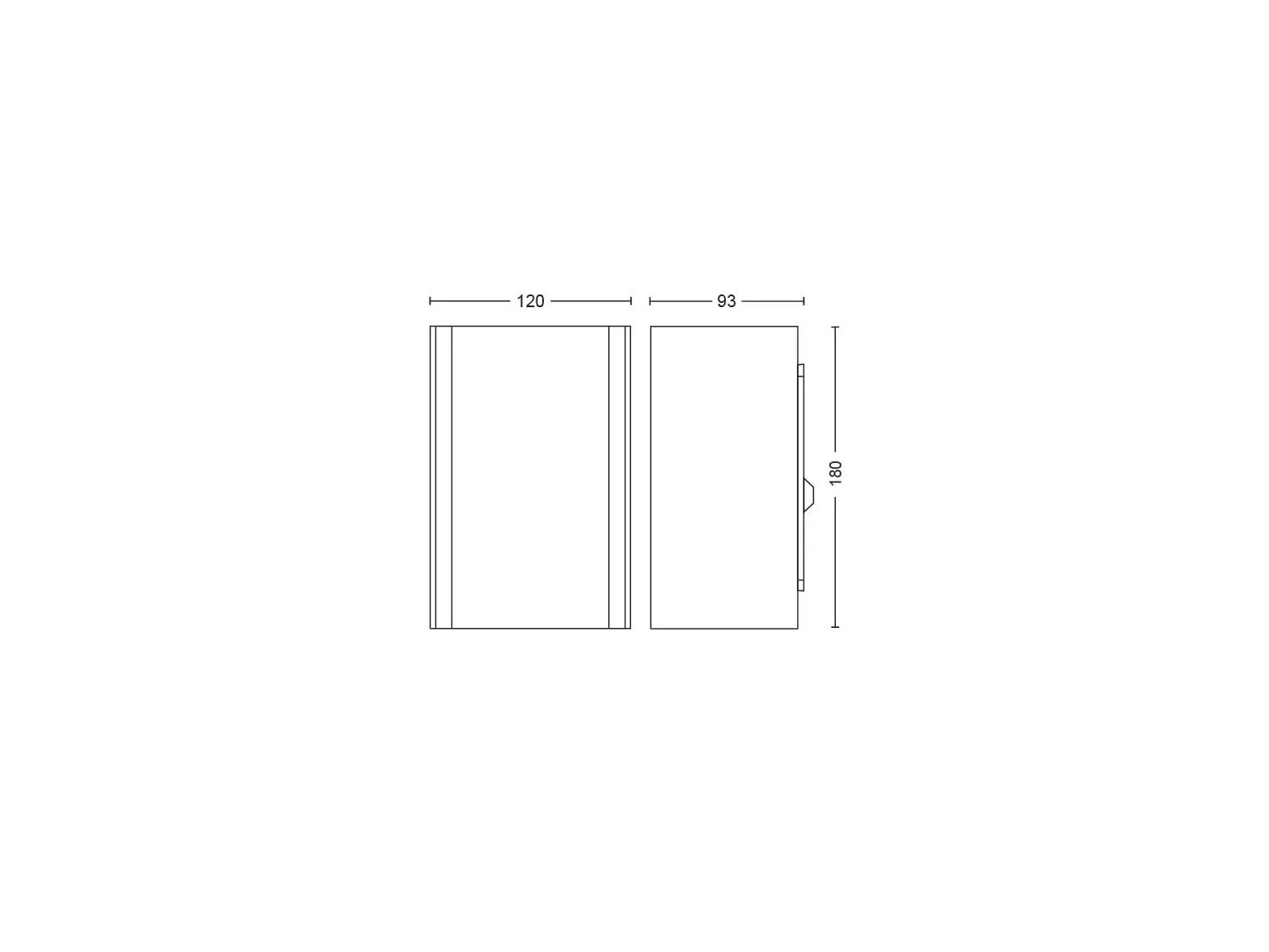 PHILIPS HUE RESONATE WACA WALL LANTERN INOX 2X8
