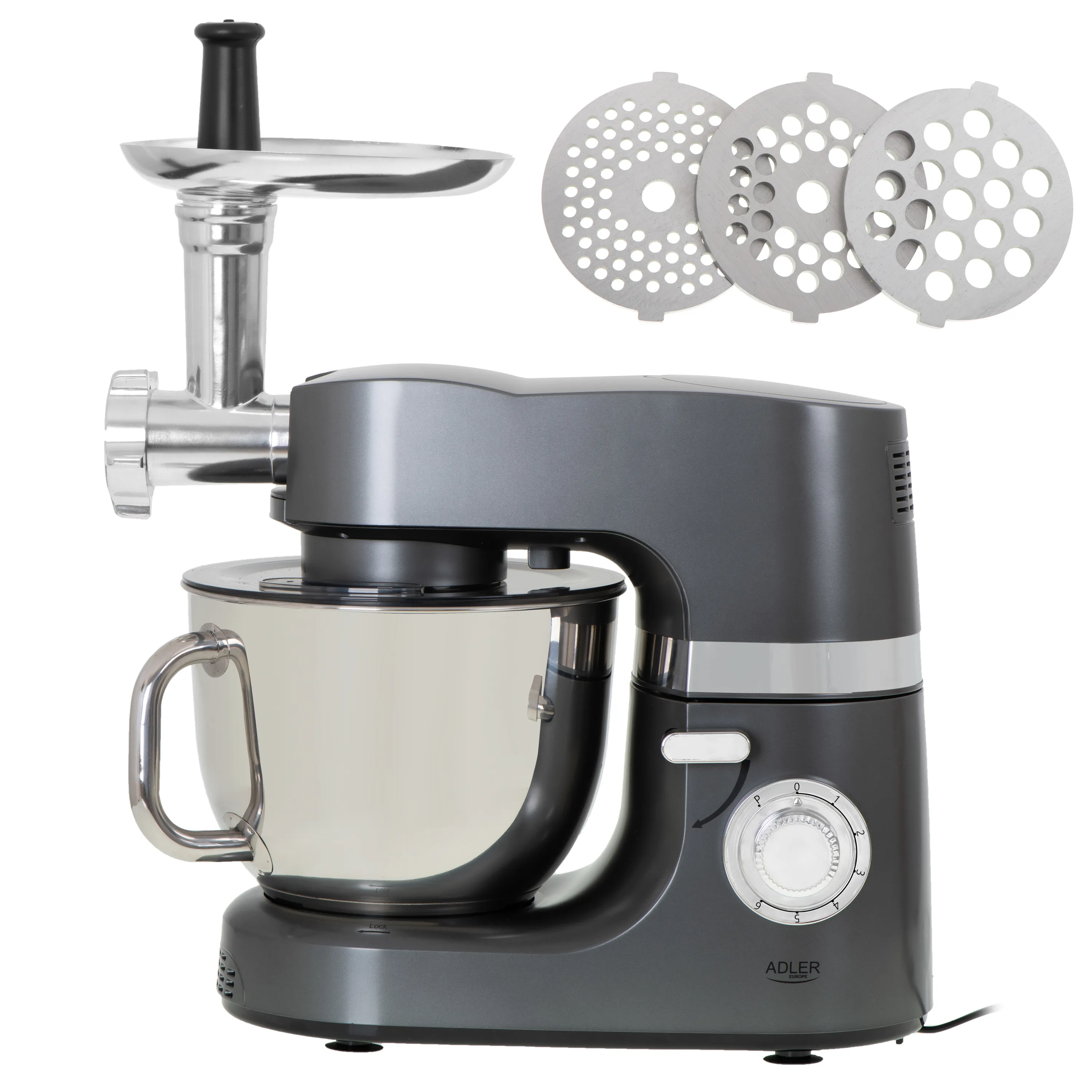 Adler AD 4221 Planetary food processor, 2200 W, 7 L, Steel