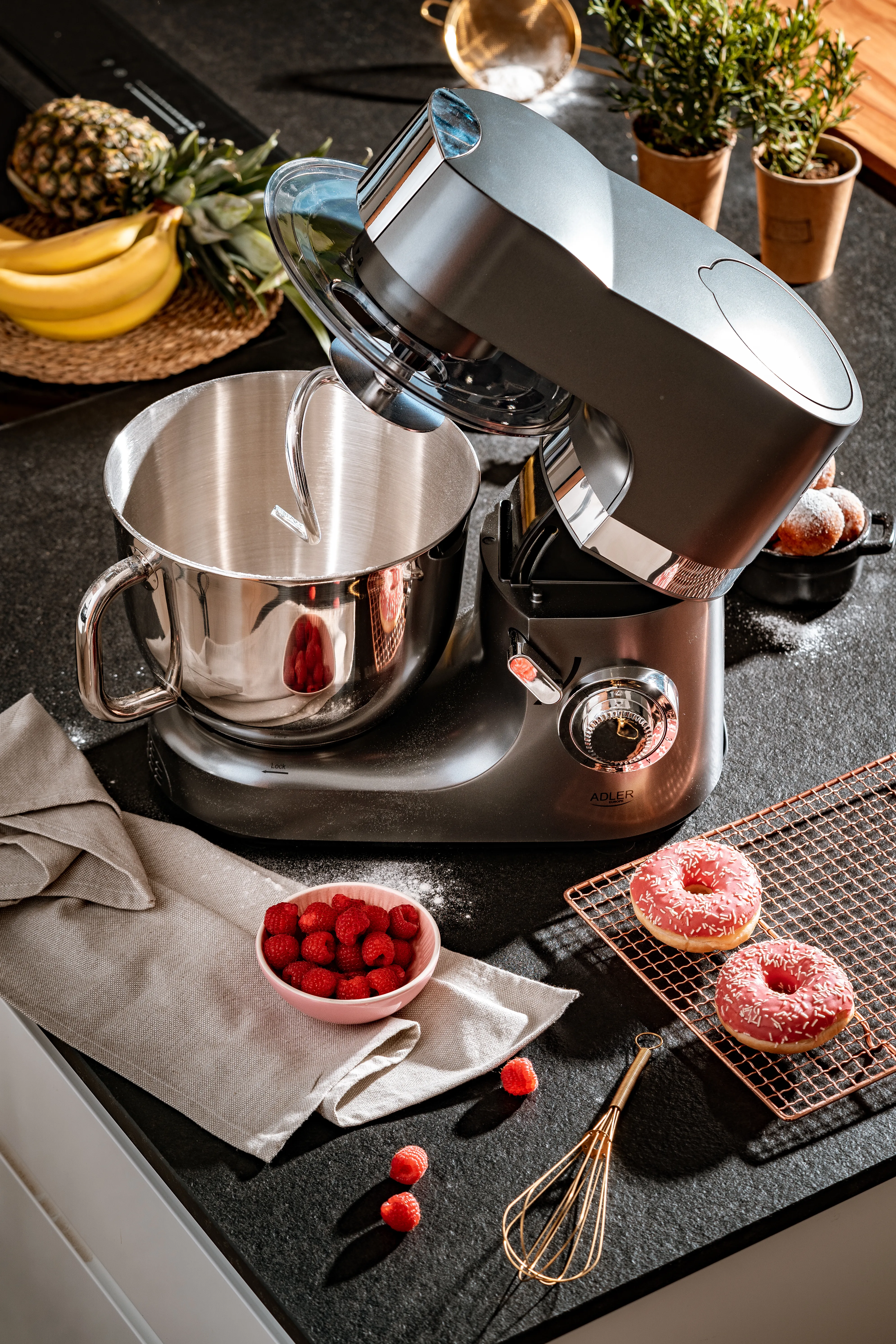 Adler AD 4221 Planetary food processor, 2200 W, 7 L, Steel