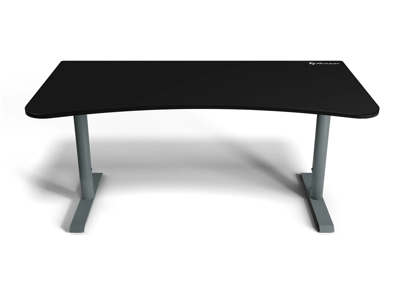 Arozzi Arena Large Gaming Desk - Frozen Grey - Black