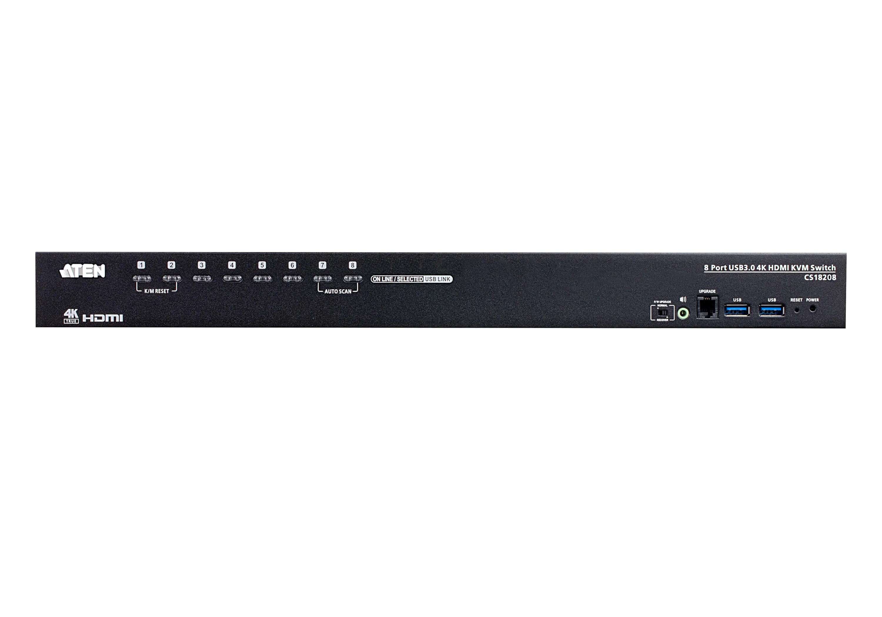ATEN 8-Port USB True 4K HDMI KVM Switch with USB 3.0 Peripheral Suppor