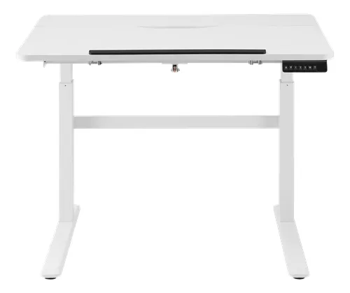 DELTACO Office, 2-Stage Single Motor Electric Desk, Tiltable Desktop