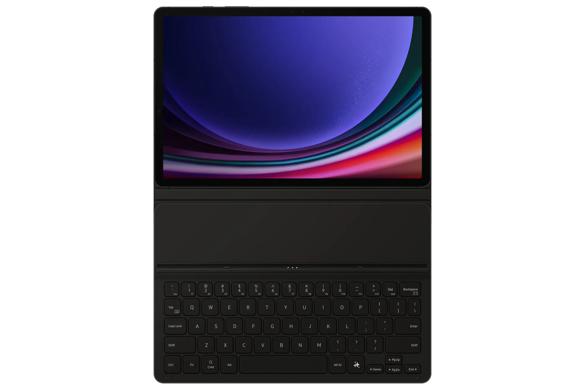 SAMSUNG BOOK COVER KEYBOARD SLIM TAB S9/TAB S9 FE/TAB S10 FE BLACK