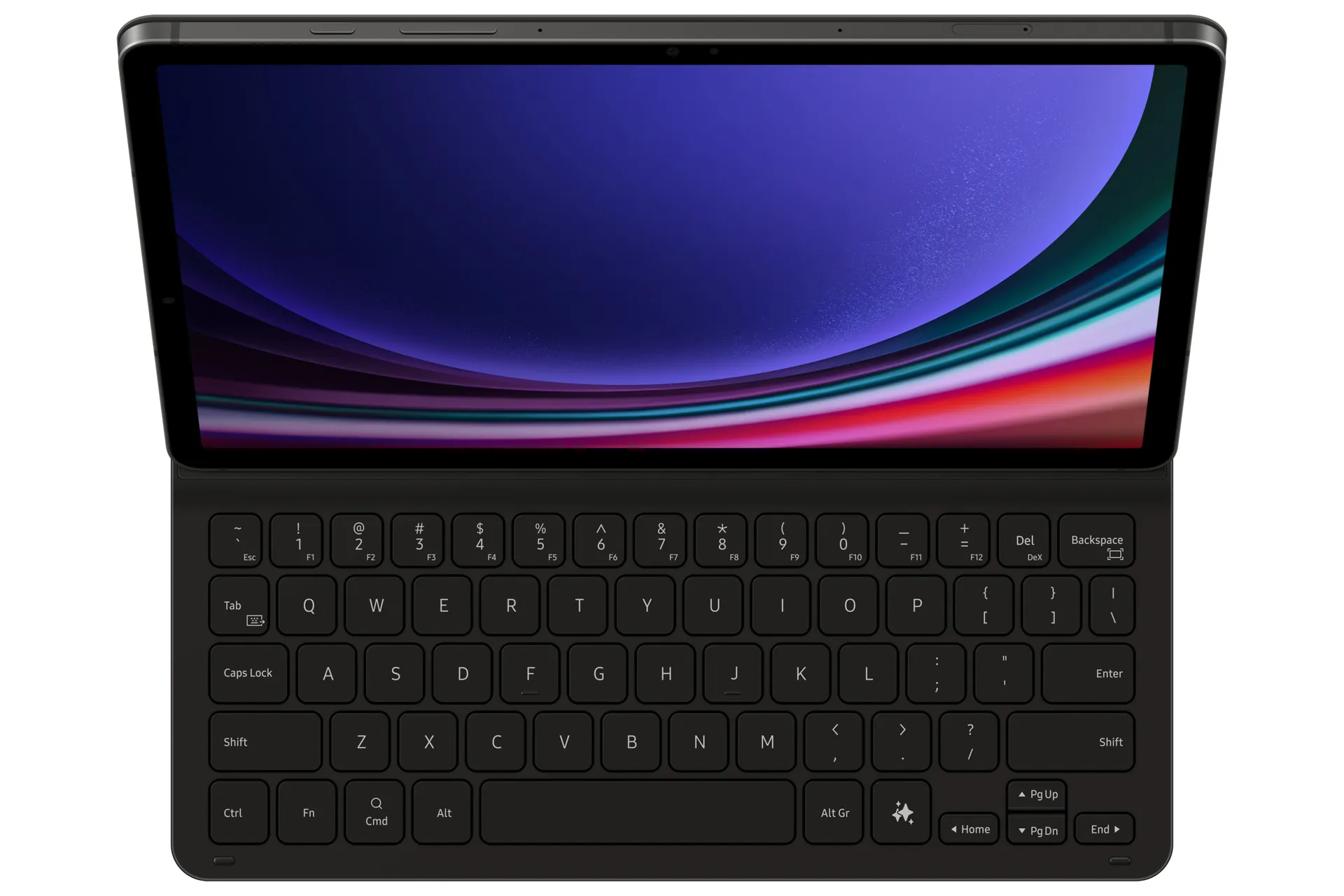 SAMSUNG BOOK COVER KEYBOARD SLIM TAB S9/TAB S9 FE/TAB S10 FE BLACK