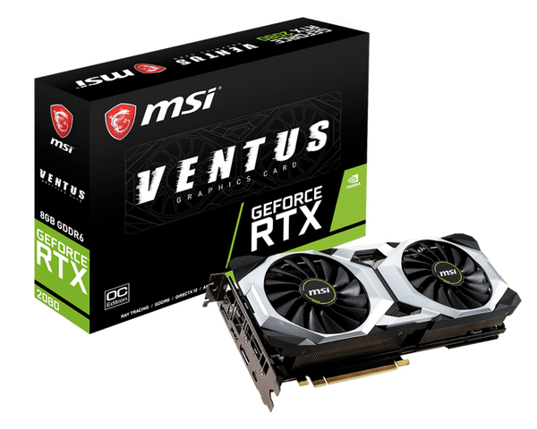 MSI GeForce RTX 2080 Ventus OC 8GB - Graphics card