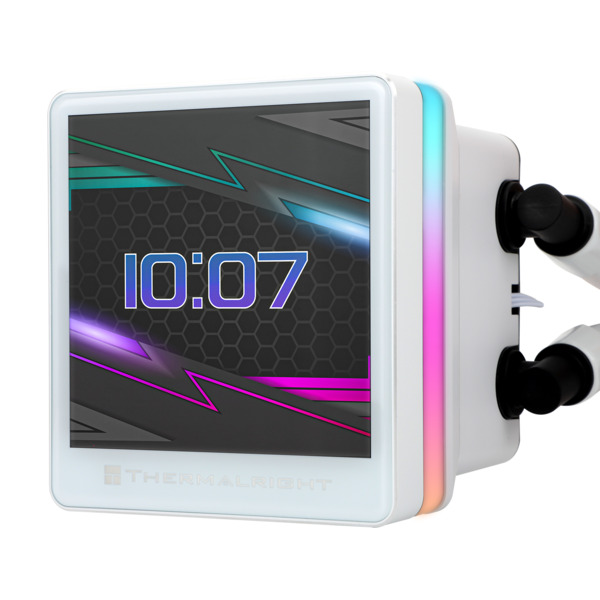 Thermalright Grand Vision 360mm ARGB -nestej&auml;&auml;hdytin, valkoinen