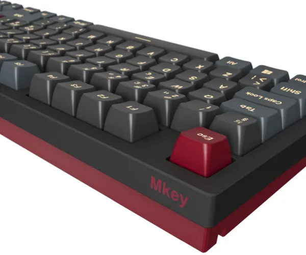 Montech MKey Fullsize Darkness Gateron G Pro 2.0 Yellow - gaming keyboard, blue/white