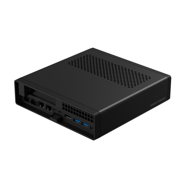 MINIS FORUM MS-A2-9955 AMD Ryzen 9 9955HX -minitietokonerunko, musta/metalli