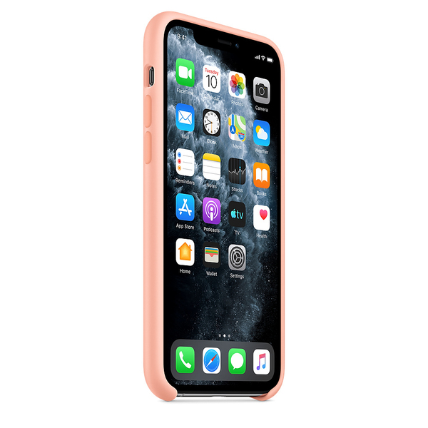 Apple iPhone 11 Pro Silicone Case, Grapefruit