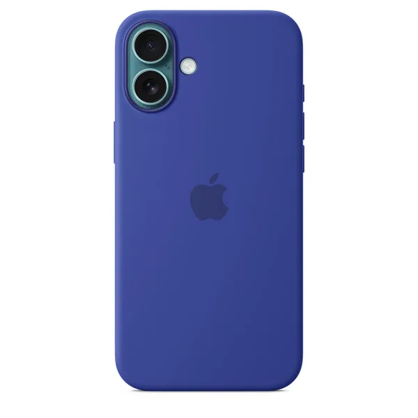 Apple iPhone 16 Plus, MagSafe -silikonikuori, Ultra­mariini