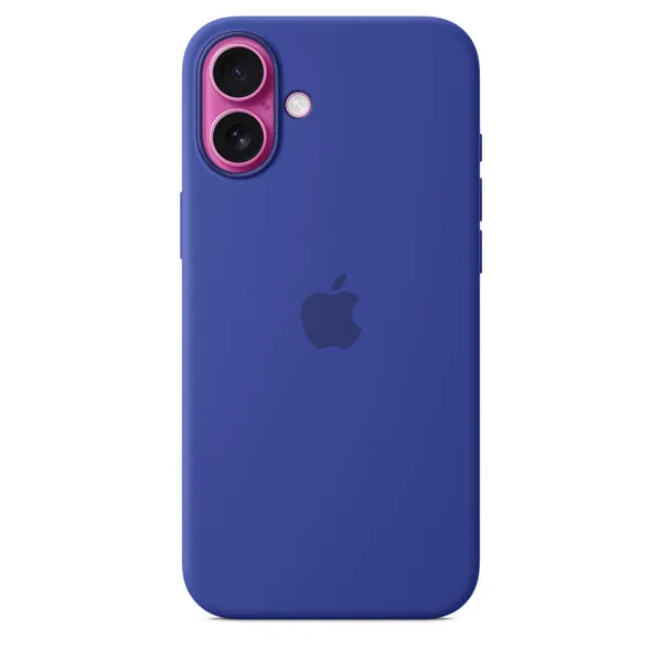 Apple iPhone 16 Plus, MagSafe -silikonikuori, Ultra­mariini
