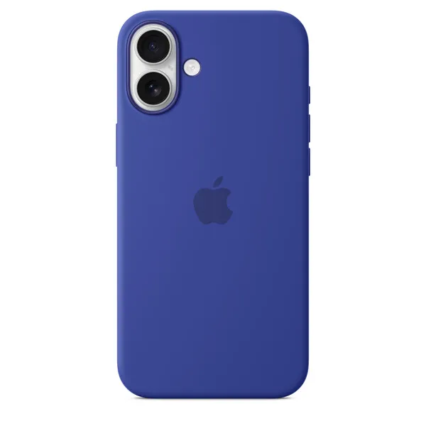 Apple iPhone 16 Plus, MagSafe -silikonikuori, Ultra­mariini