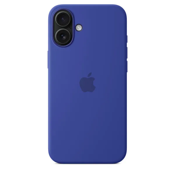 Apple iPhone 16 Plus, MagSafe -silikonikuori, Ultra­mariini