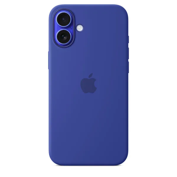 Apple iPhone 16 Plus, MagSafe -silikonikuori, Ultra­mariini