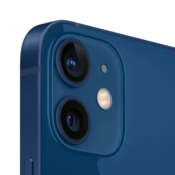 Renoverad iPhone 12 128 GB - mobiltelefon, Blå (Utmärkt skick)