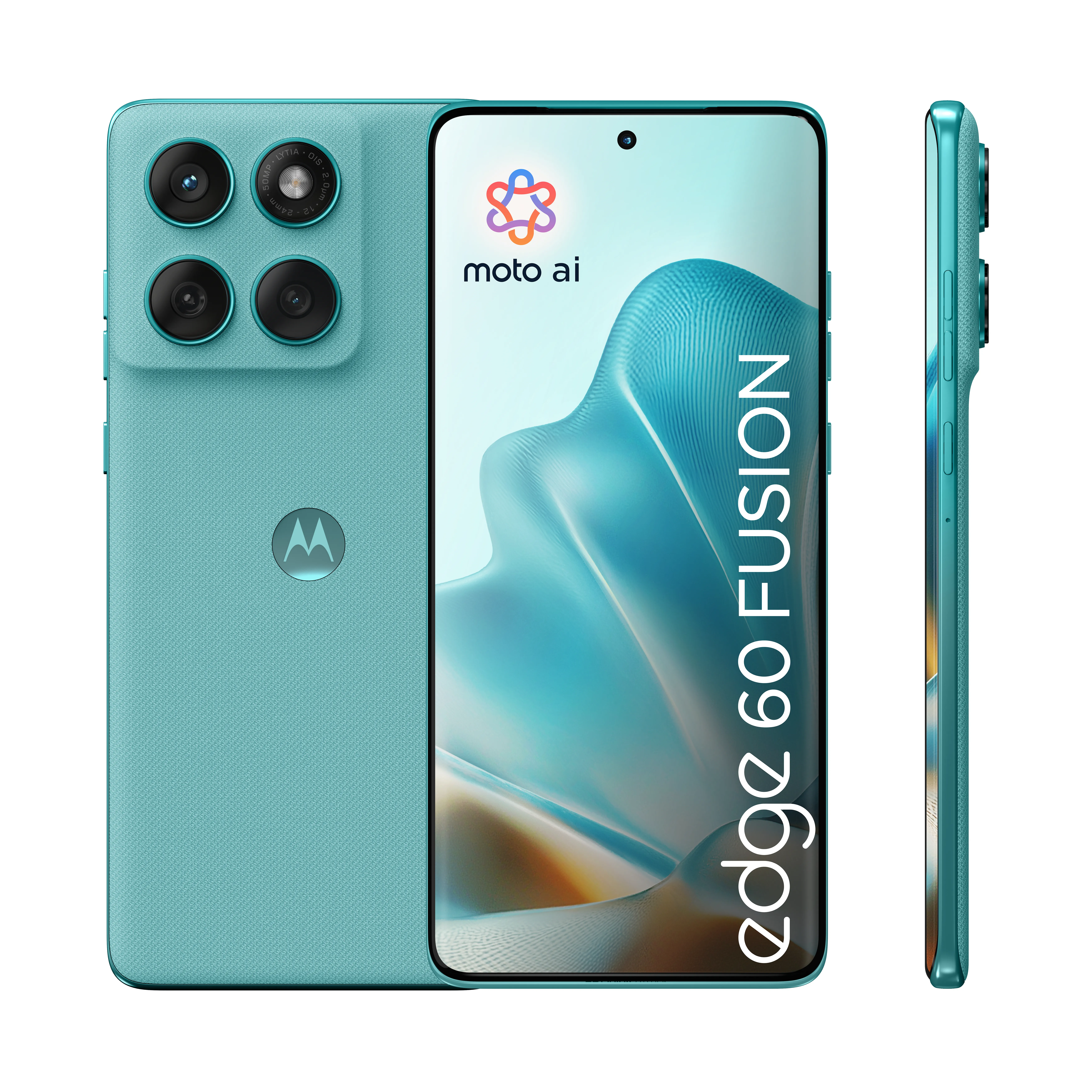 Motorola Edge 60 Fusion 256/8GB Android - mobile phone, Pantone Amazonite