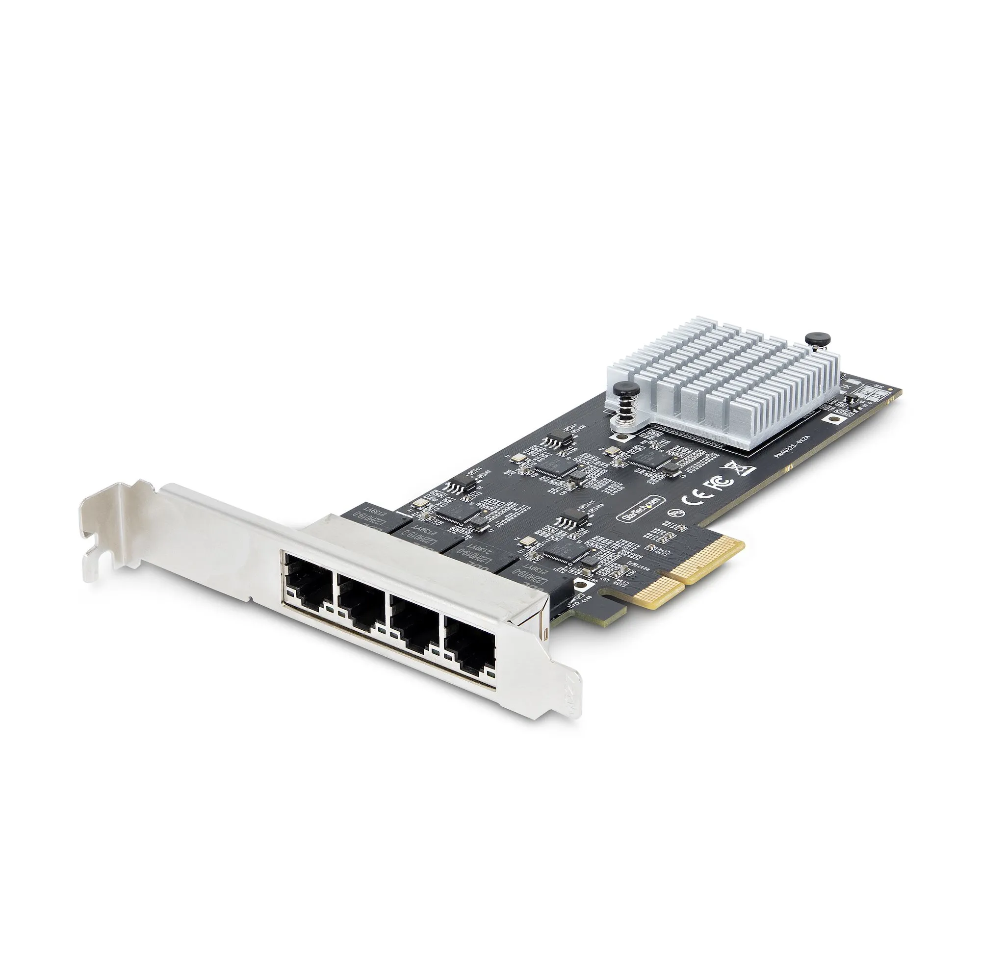 STARTECH.COM 4-Port 2.5G NBASE-T PCIe Network Card Computer Network Card Interface Intel I225-V MultiGigabit NIC Quad Desktop Ethern