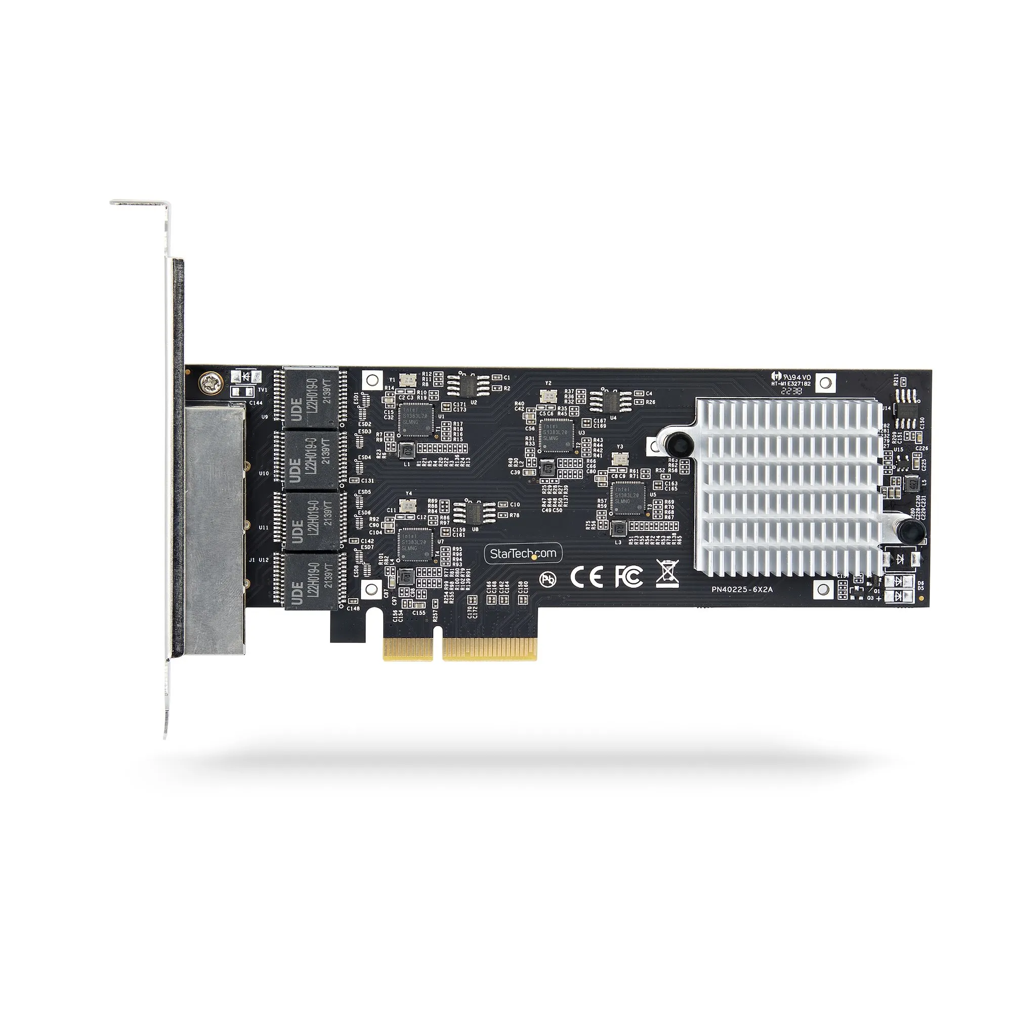 STARTECH.COM 4-Port 2.5G NBASE-T PCIe Network Card Computer Network Card Interface Intel I225-V MultiGigabit NIC Quad Desktop Ethern