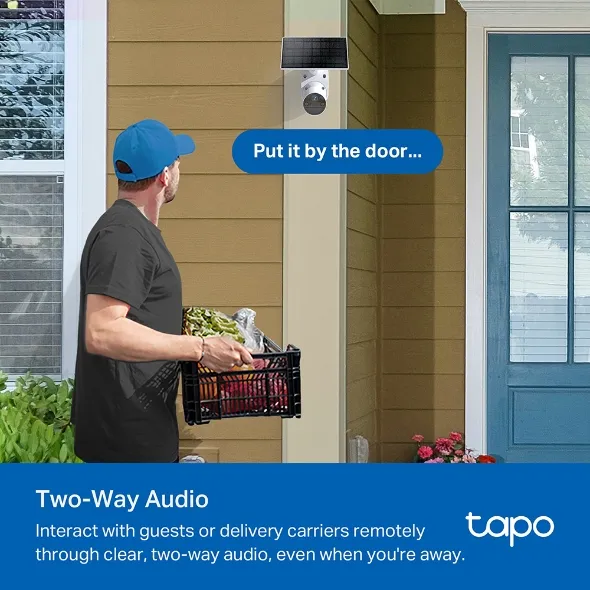 TP-Link Solar-Powered Security Camera Kit /Tapo C410 KIT