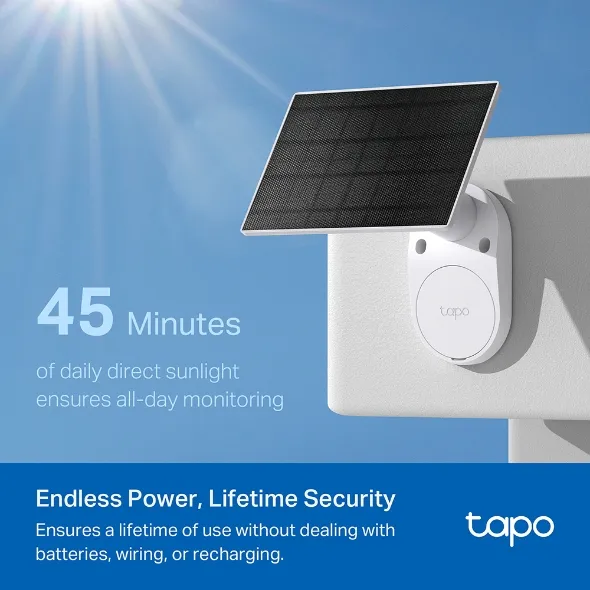 TP-Link Solar-Powered Security Camera Kit /Tapo C410 KIT