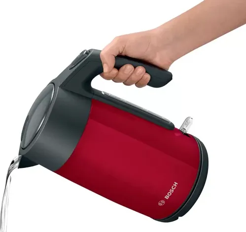 Bosch TWK 7L464 kettle, 1.7L, 2400W, Red