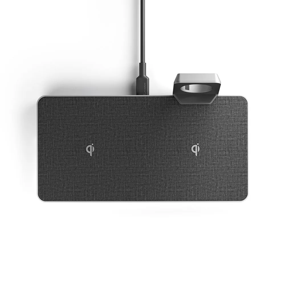 ALOGIC Ultra Power 3-in-1 Wireless Charging Dock – Dual Wireless Charging with USB-A Charging Output
