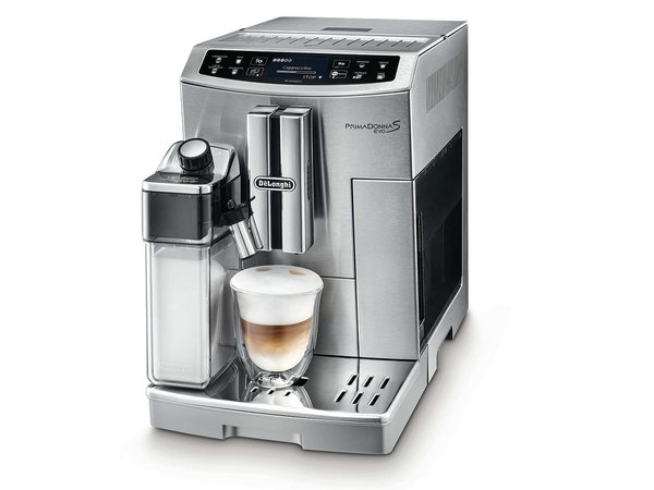 Delonghi ECAM510.55.M Primadonna S Evo -kahvinkeitin, t&auml;ysautomaattinen, Hopea