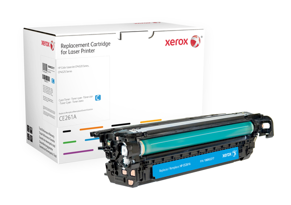 Xerox - Sinivihre&auml; - v&auml;riainekasetti (vastaavuus: HP CE261A) malleihin HP Color LaserJet Enterprise CP4025dn, CP4025n, CP4525dn, CP4525n, CP4525xh