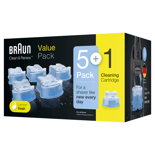 Braun Clean &amp; Renew 5+1 -puhdistuskotelopakkaus