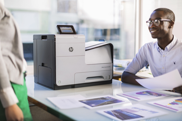 HP Officejet Enterprise Color X555xh Duplex, A4 - f&auml;rgbl&auml;ckstr&aring;leskrivare