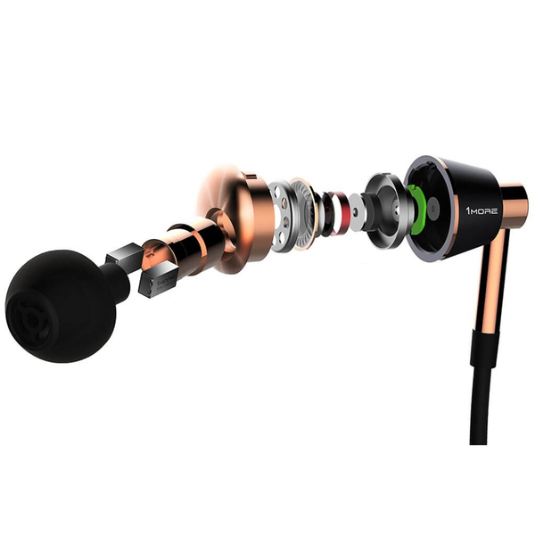 1More Triple-Driver In-Ear Headphones Gold THX Certified, Mic3