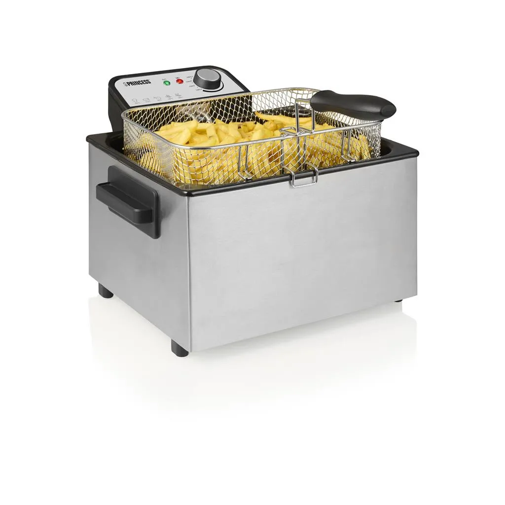 Princess Maxi 3270W - deep fryer, 5l, stainless steel enamelled tub