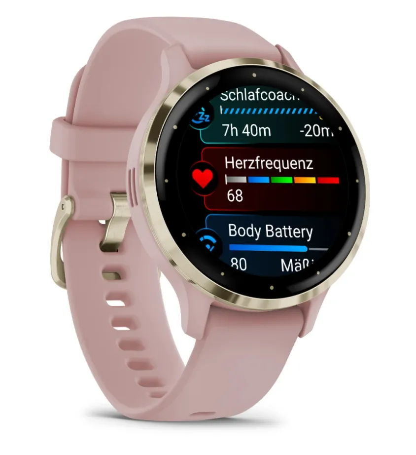 Garmin Venu 3S - smartklocka, pink