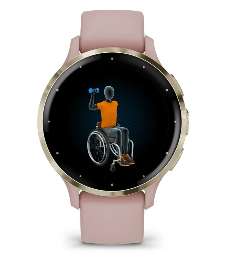 Garmin Venu 3S - smartklocka, pink