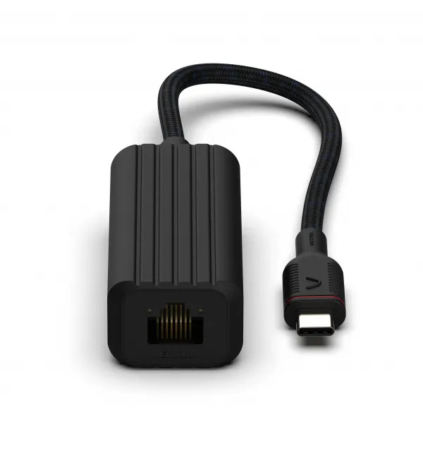 Unisynk 10379 USB-C to Gigabit Ethernet - Network adapter, Black