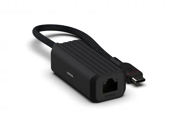 Unisynk 10379 USB-C to Gigabit Ethernet - Network adapter, Black