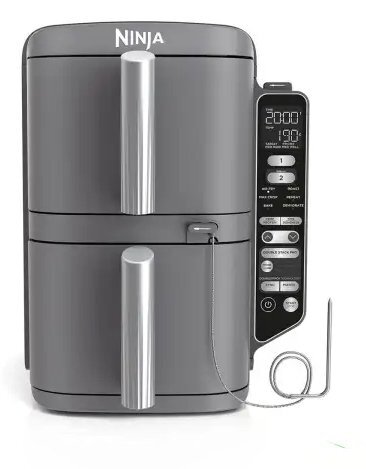 Ninja Double Stack XL - airfryer, Grey, 9.5l