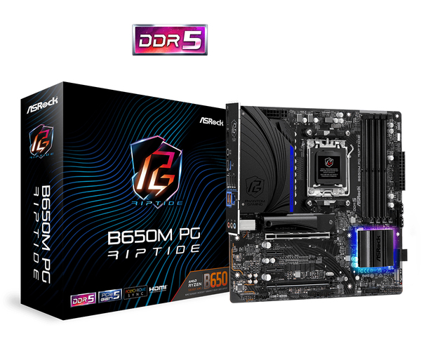 ASRock B650M PG Riptide AM5 mATX -emolevy