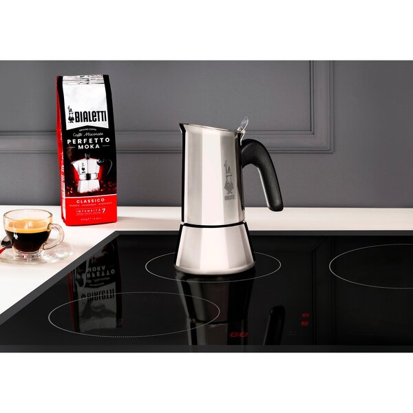 Bialetti Venus -espressokeitin, hopea, 4 kuppia