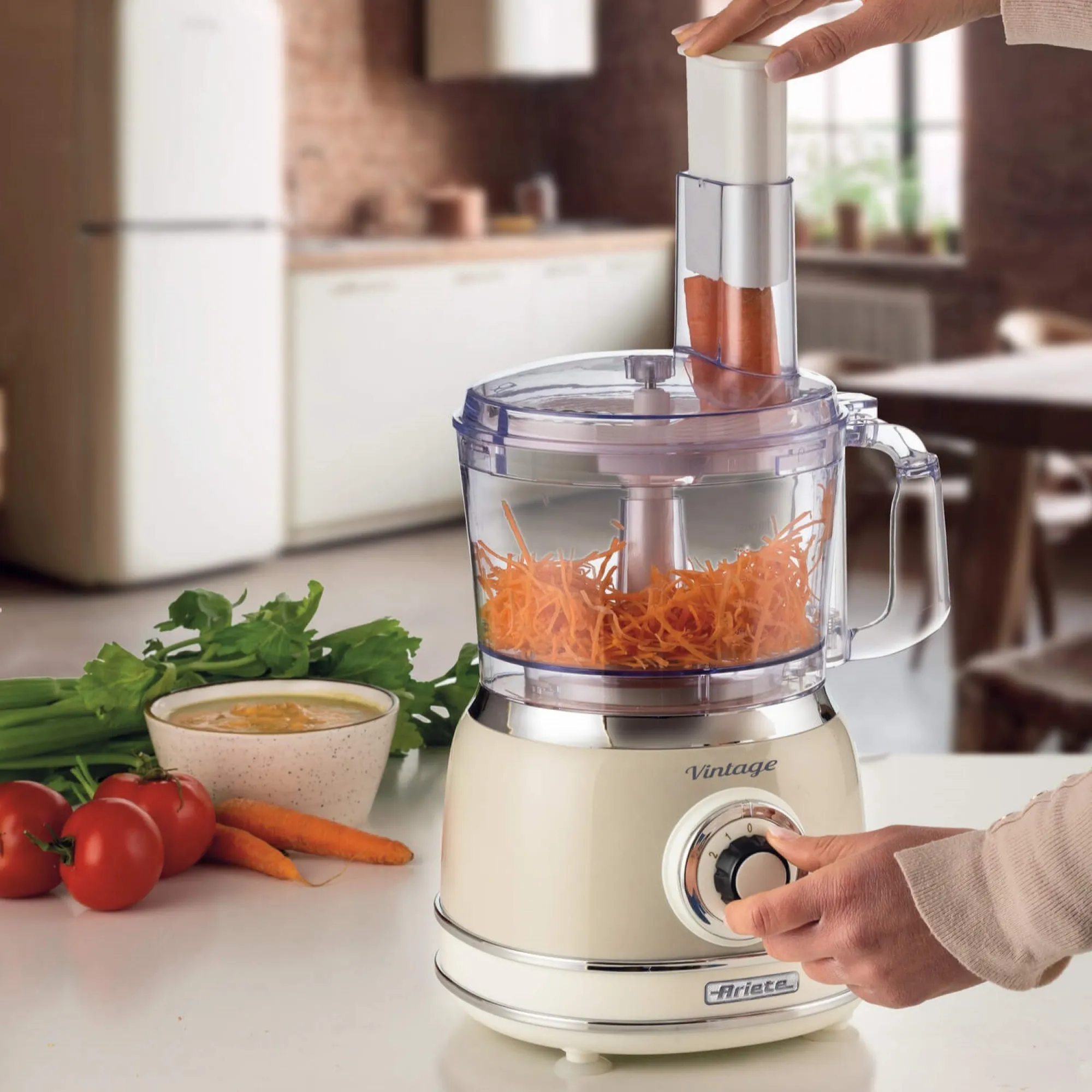Ariete 1781CR Matberedare, 1000 W, 2,1 L, Beige