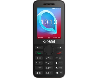 Alcatel 20.38X -puhelin, harmaa