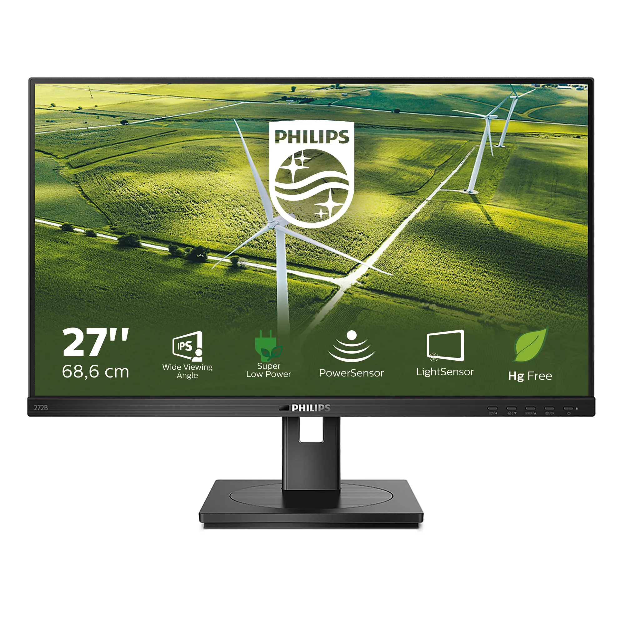 Philips 27" B-Line 272B1G, Full HD, IPS - sk&auml;rm